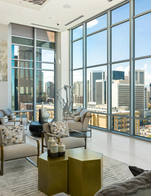 Radiant Apartments sky lounge in Downtown Denver